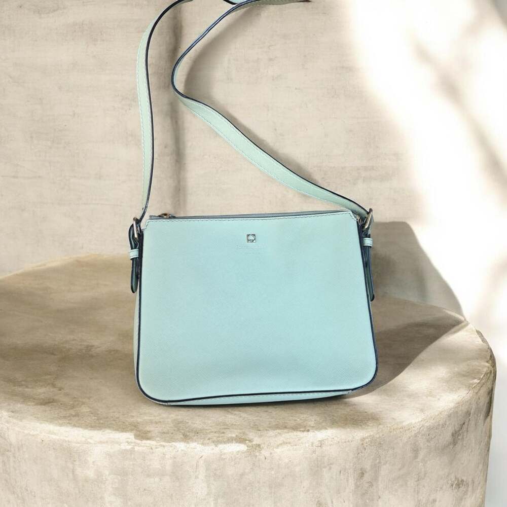 Kate Spade Cove Street Irini Saffiano Leather Crossbody Bag in Mint Mojito - Picture 2 of 5